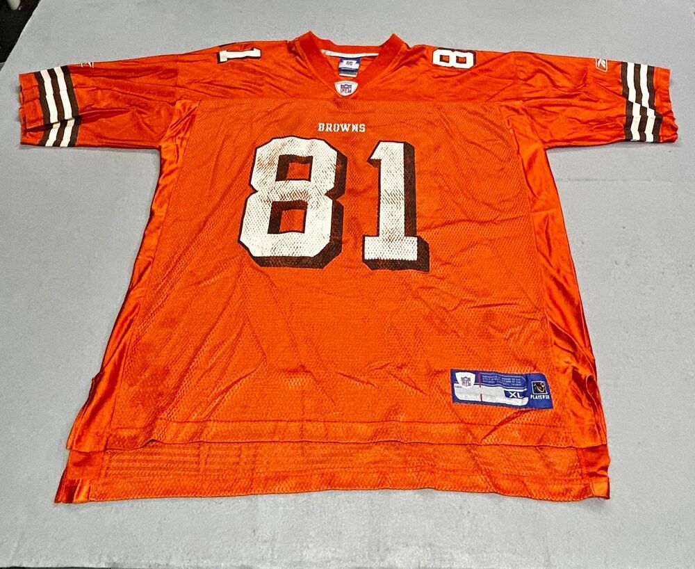 Cleveland Browns Quincy Morgan Reebok Jersey #81 XL Orange